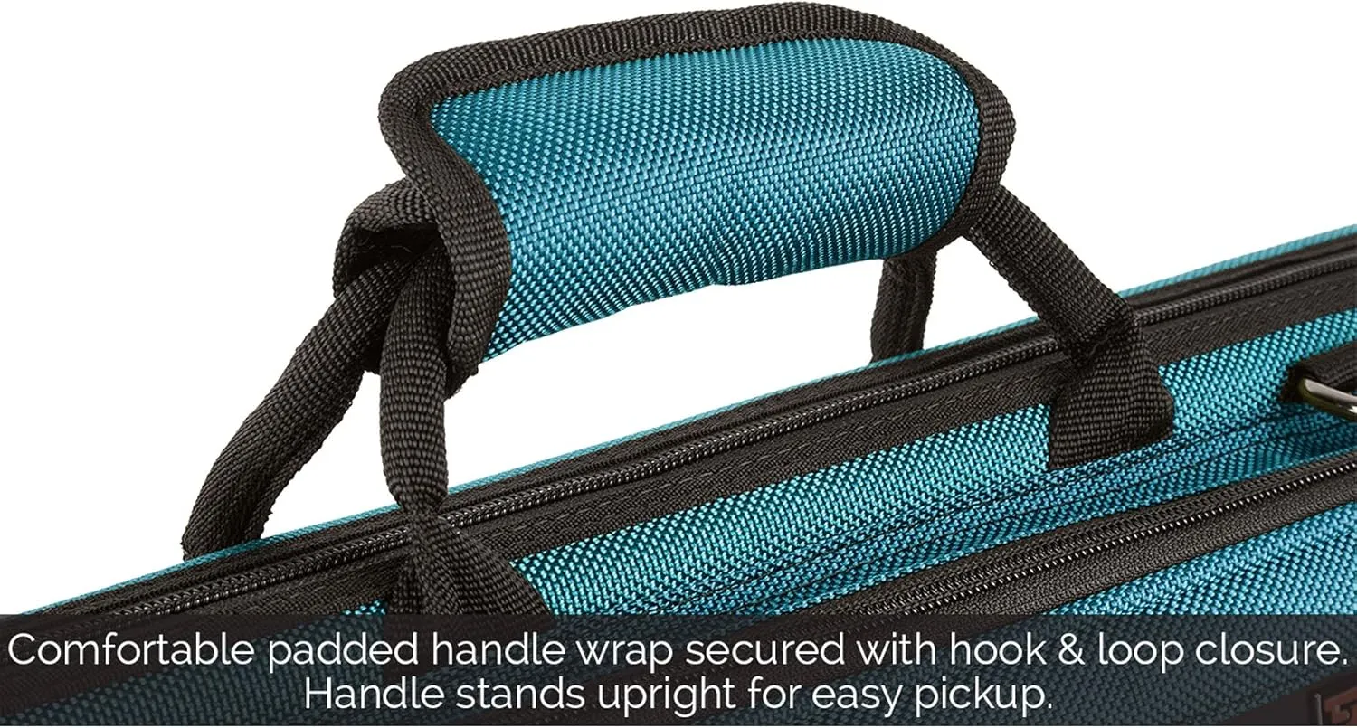 Protec PB308TB Flute Slimline PRO PAC Case, Teal Blue