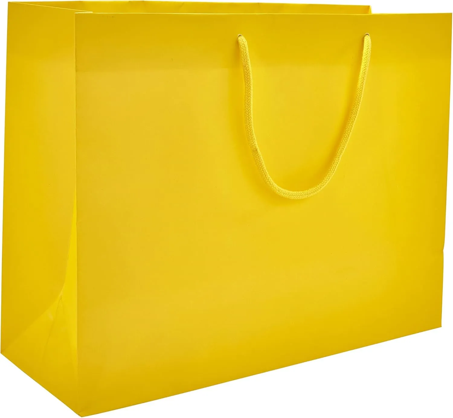PTP BAGS Sunrise Matte 16" x 6" x 12" Euro Tote Bags [Pack of 100] Reusable Paper Gift Euro Tote
