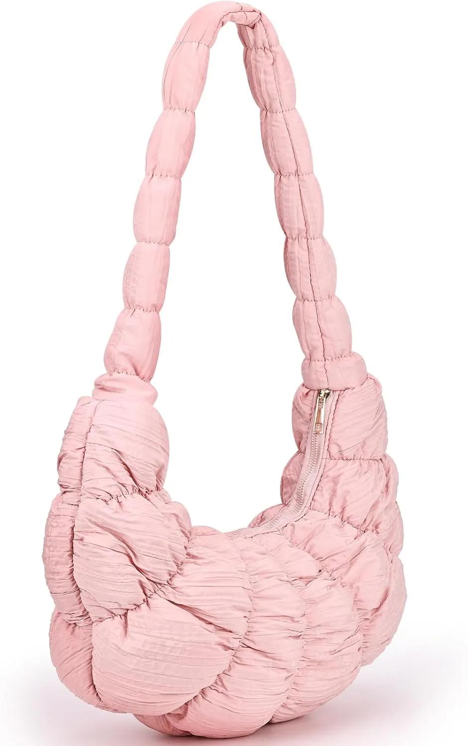 Puffer Crossbody Bags for Women Luna Hobo Bags Quilted Carryall Shoulder Bag
