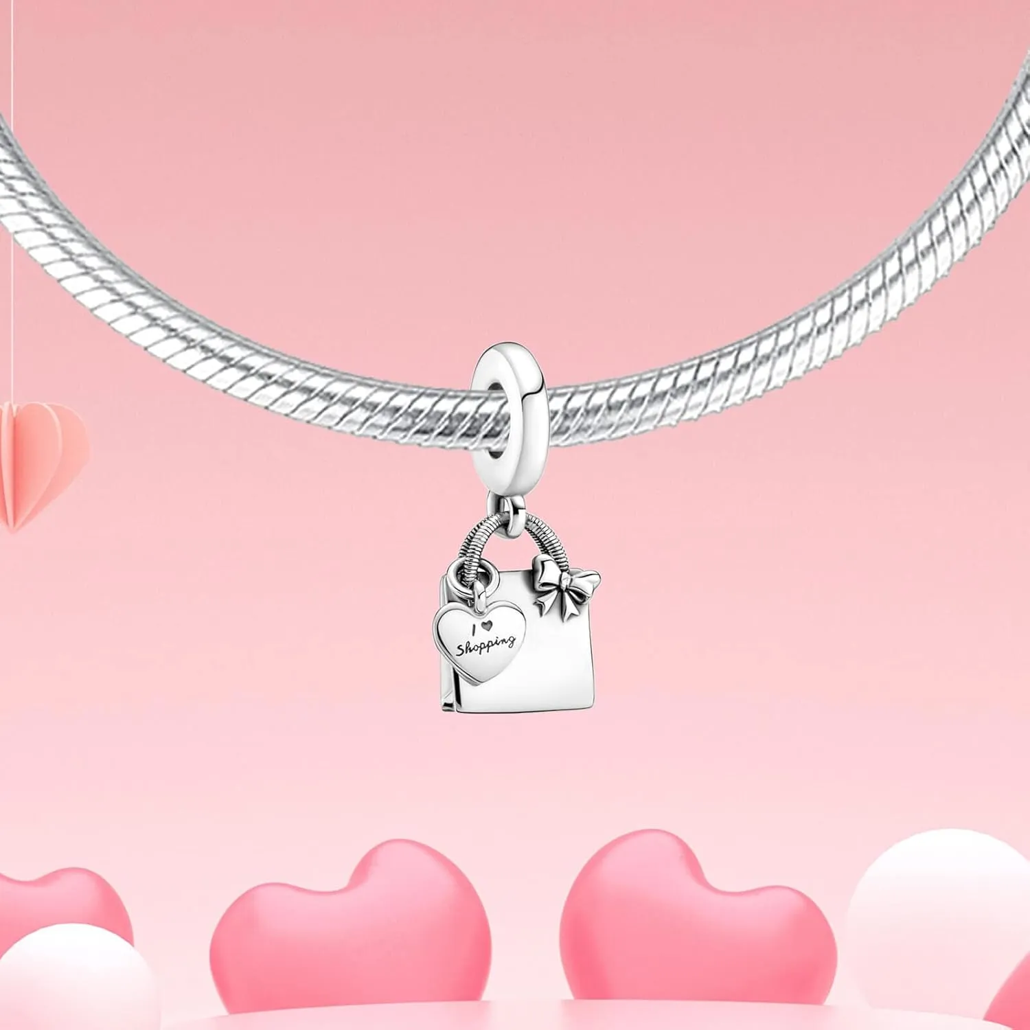 Queen Happy Birthday Hot Air Balloon Family Puppy Charm 925 Sterling Silver Charms for Bracelets and Necklaces Mother's Day Charms for Women