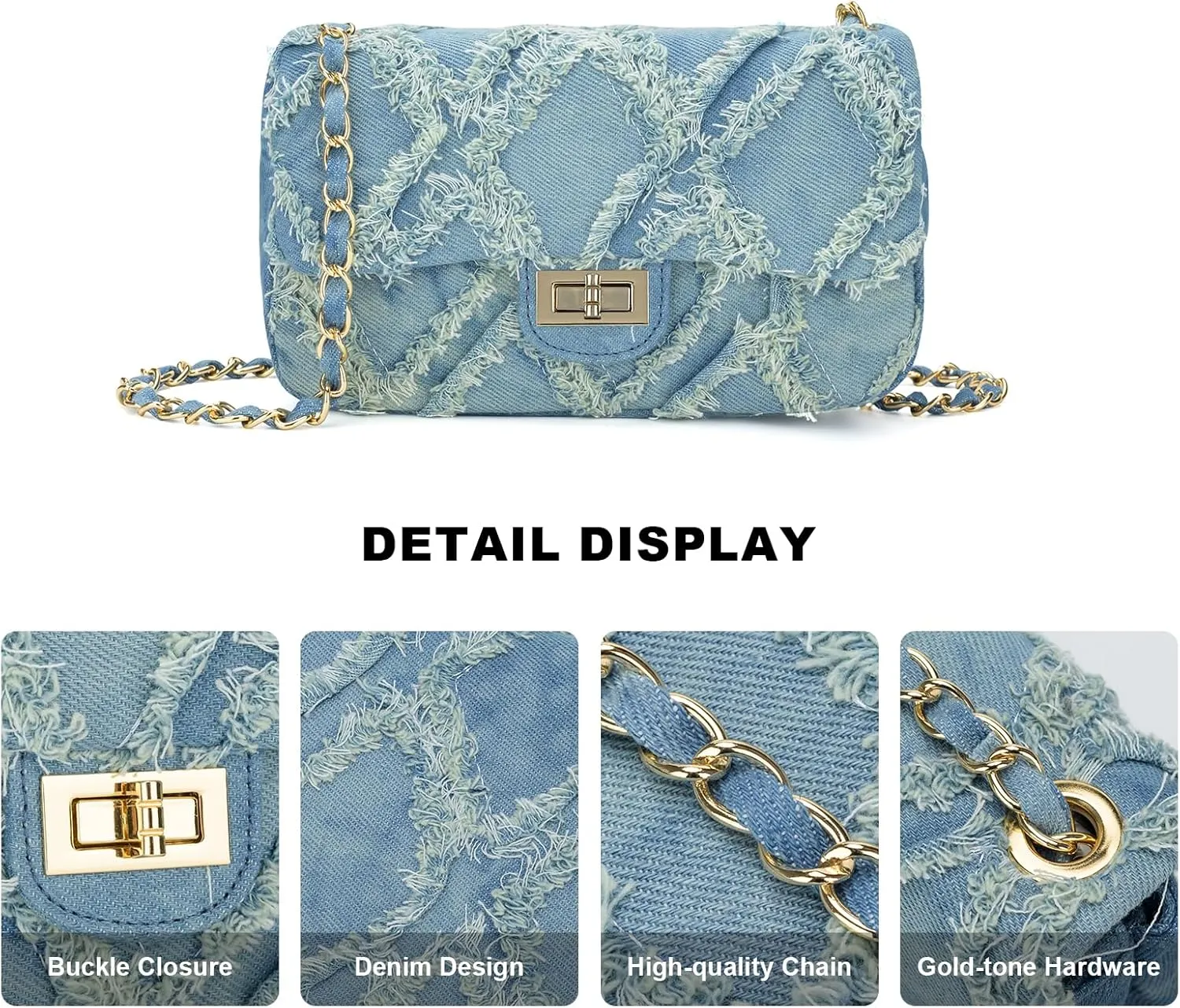 Quilted Crossbody Bags for Women, Small Soft Shoulder Handbags, Ladies Mini Vegan Leather Clutch Purses