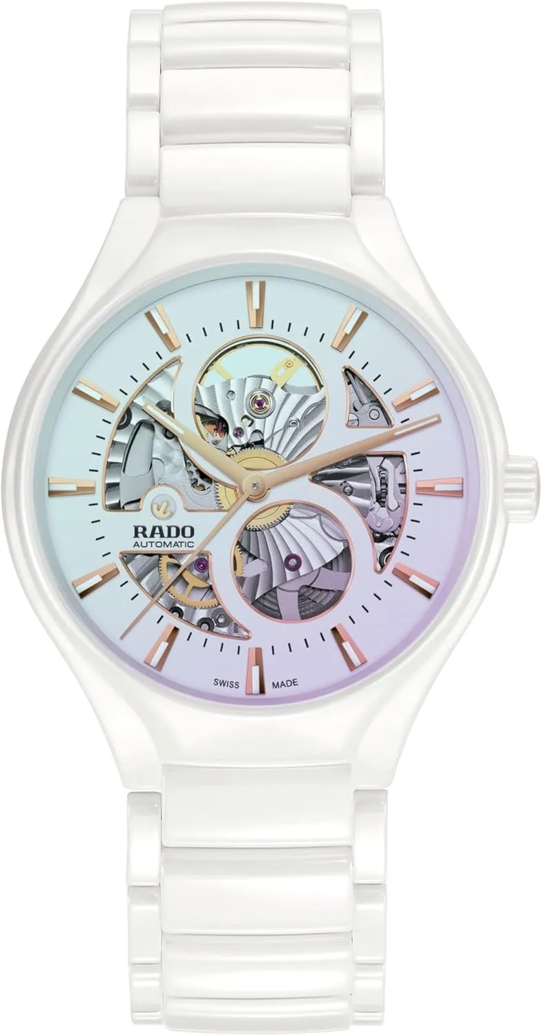 Rado -New True-Unisex-Swiss Automatic Watch-High-Tech Ceramic-Sapphire Crystal -40mm