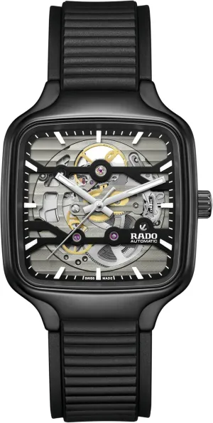 Rado -True Square-Unisex-Swiss Automatic Watch-High Tech Ceramic-Sapphire Crystal -38mm