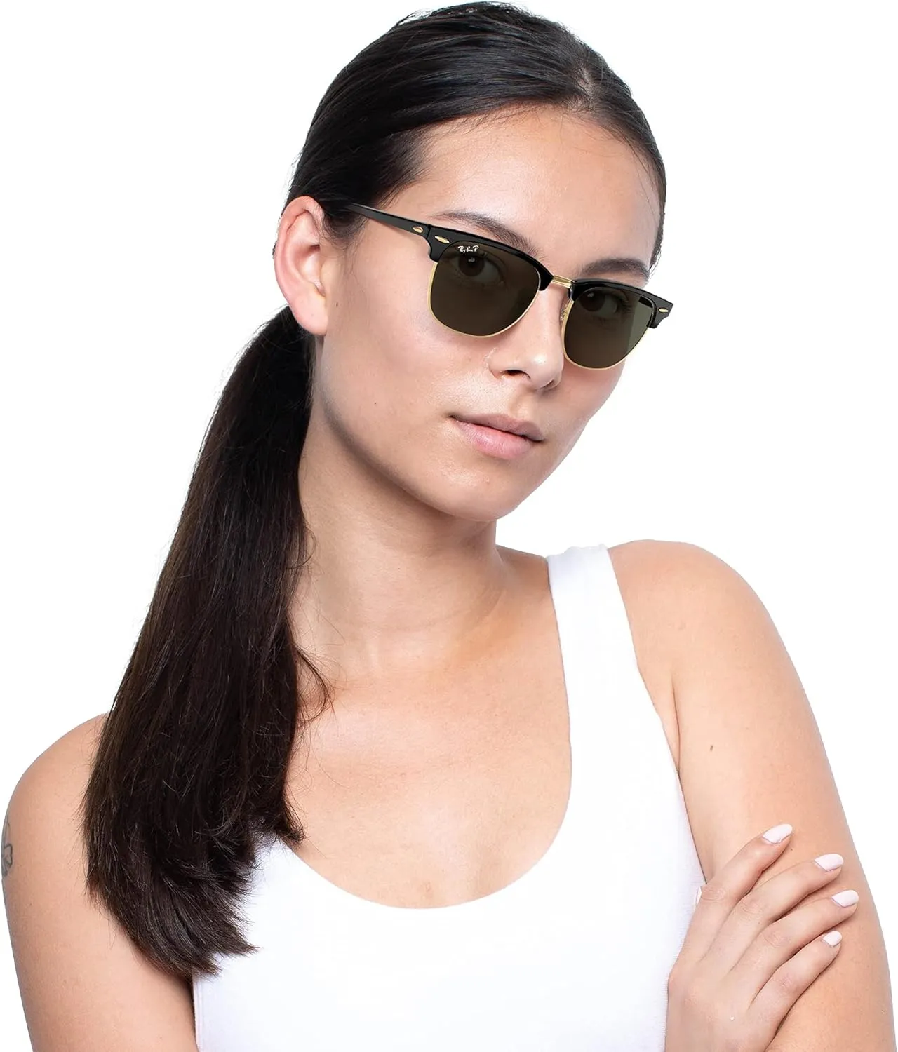Ray-Ban RB3016 Clubmaster Square Sunglasses