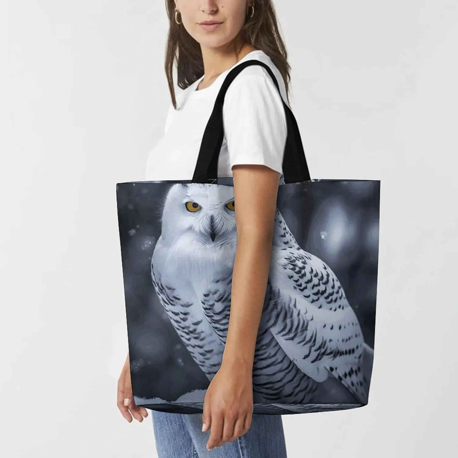 Red Eyed Tree Frog Tote Bags, Reusable Grocery Bags, Large Shopping Bag, Shoulder Bag for Women