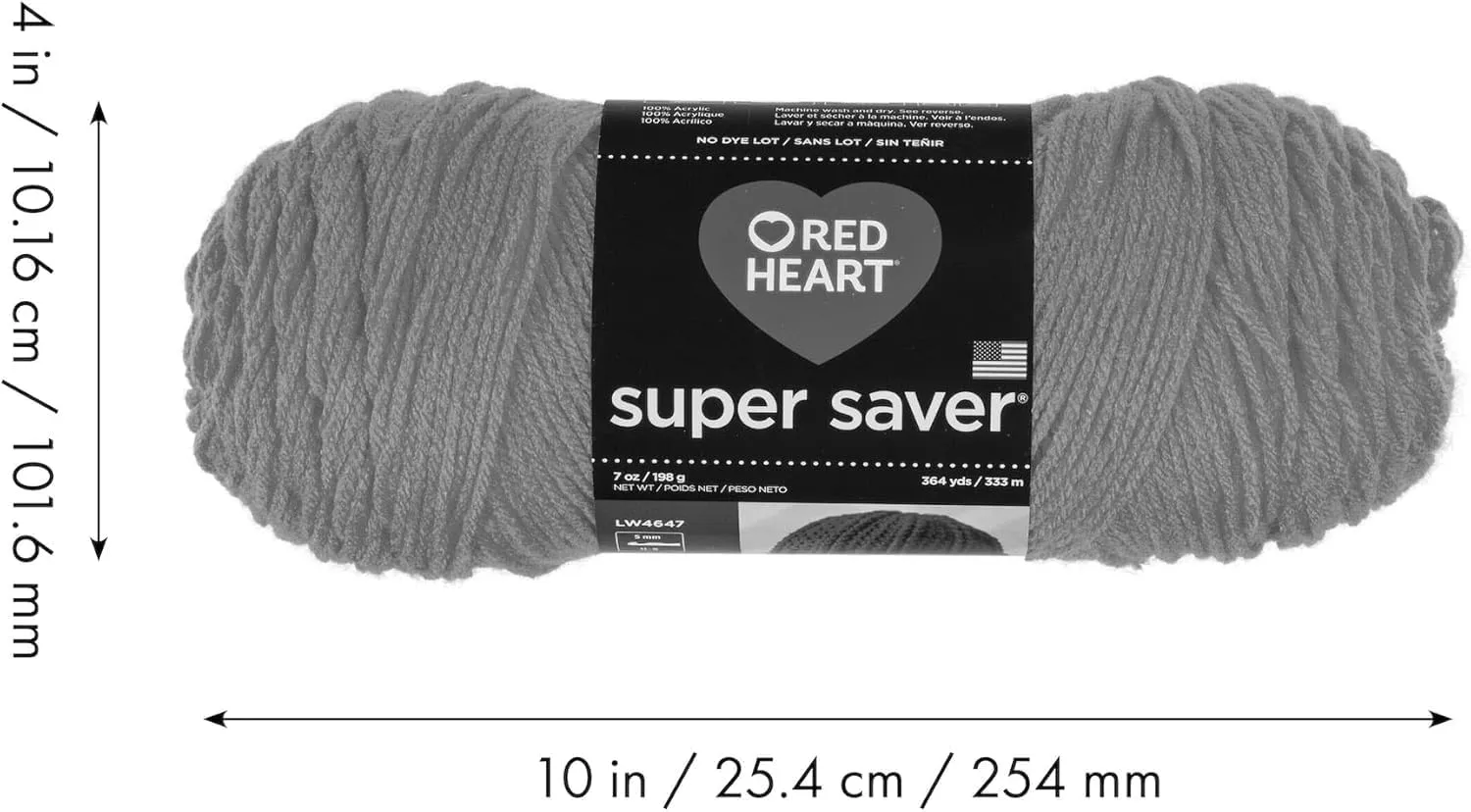 Red Heart Super Saver Baby Pink Yarn - 3 Pack of 198g/7oz - Acrylic - 4 Medium (Worsted) - 364 Yards - Knitting/Crochet