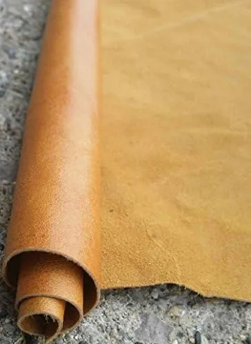 REED Leather HIDES - Cow Skins for Upholstery (100 Square Foot, Camel)