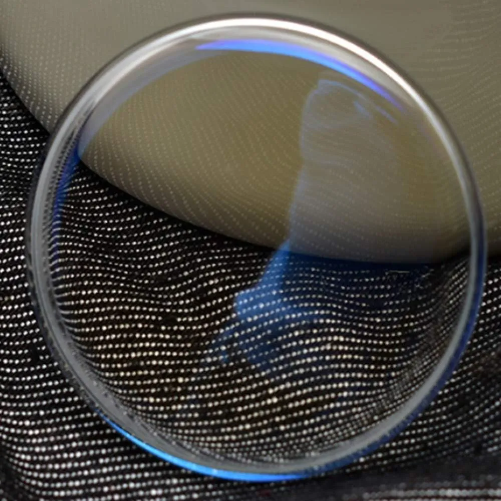 Replacement Glass for Seven Friday Sapphire Crystal Glass Compatible with SevenFriday Watch {35MM/35.5MM/40MM Shape/Round} (40mm:Round Pot Cover:Blue Light)