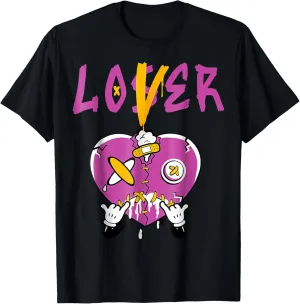 Retro 1 Brotherhood Loser Lover Heart Dripping Shoes T-Shirt