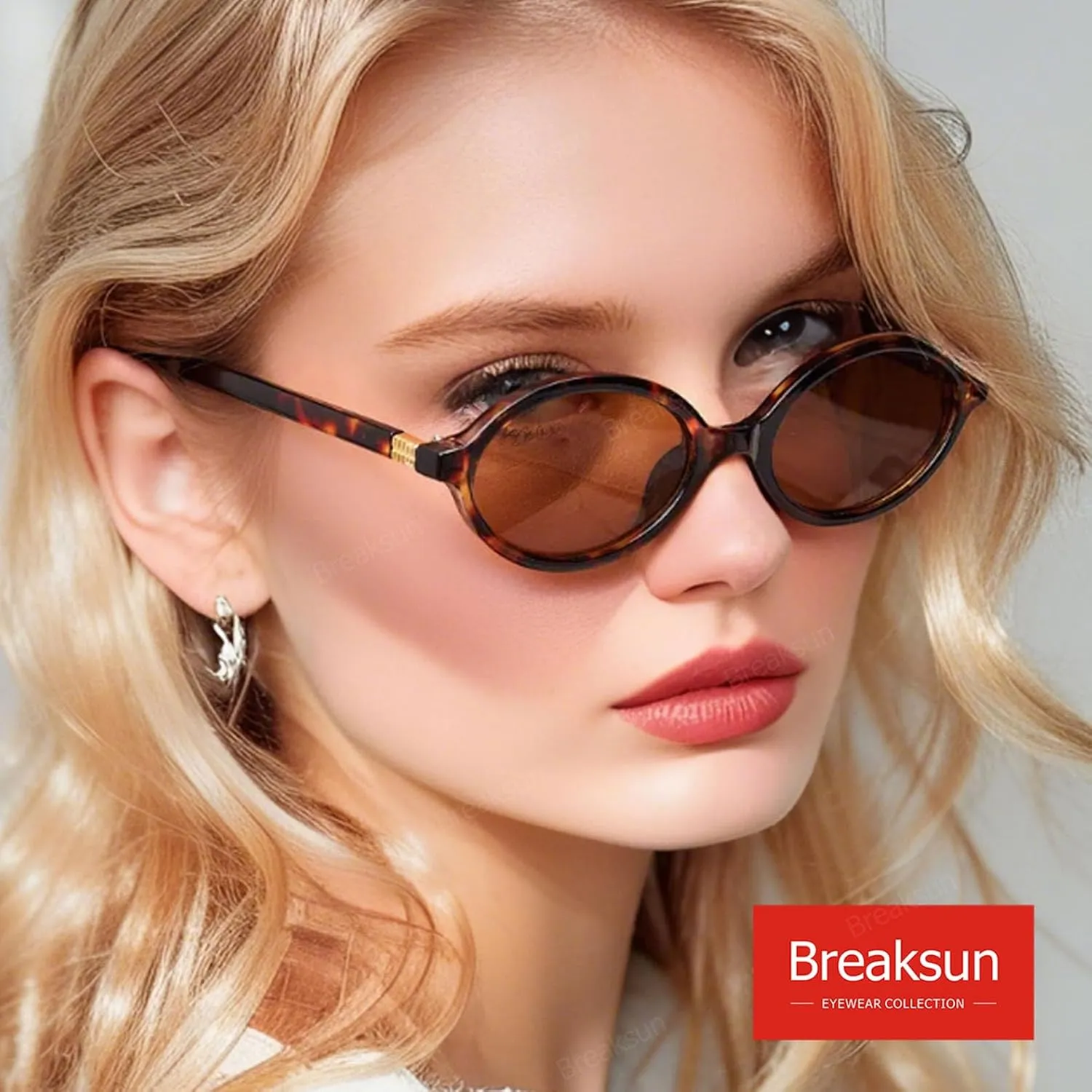 Retro Oval Sunglasses for Women Men Trendy Round Sunnies 90s Vintage Style