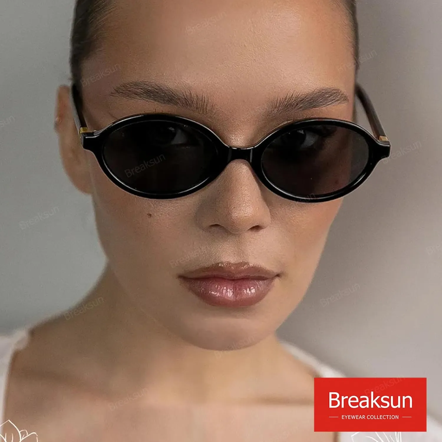 Retro Oval Sunglasses for Women Men Trendy Round Sunnies 90s Vintage Style