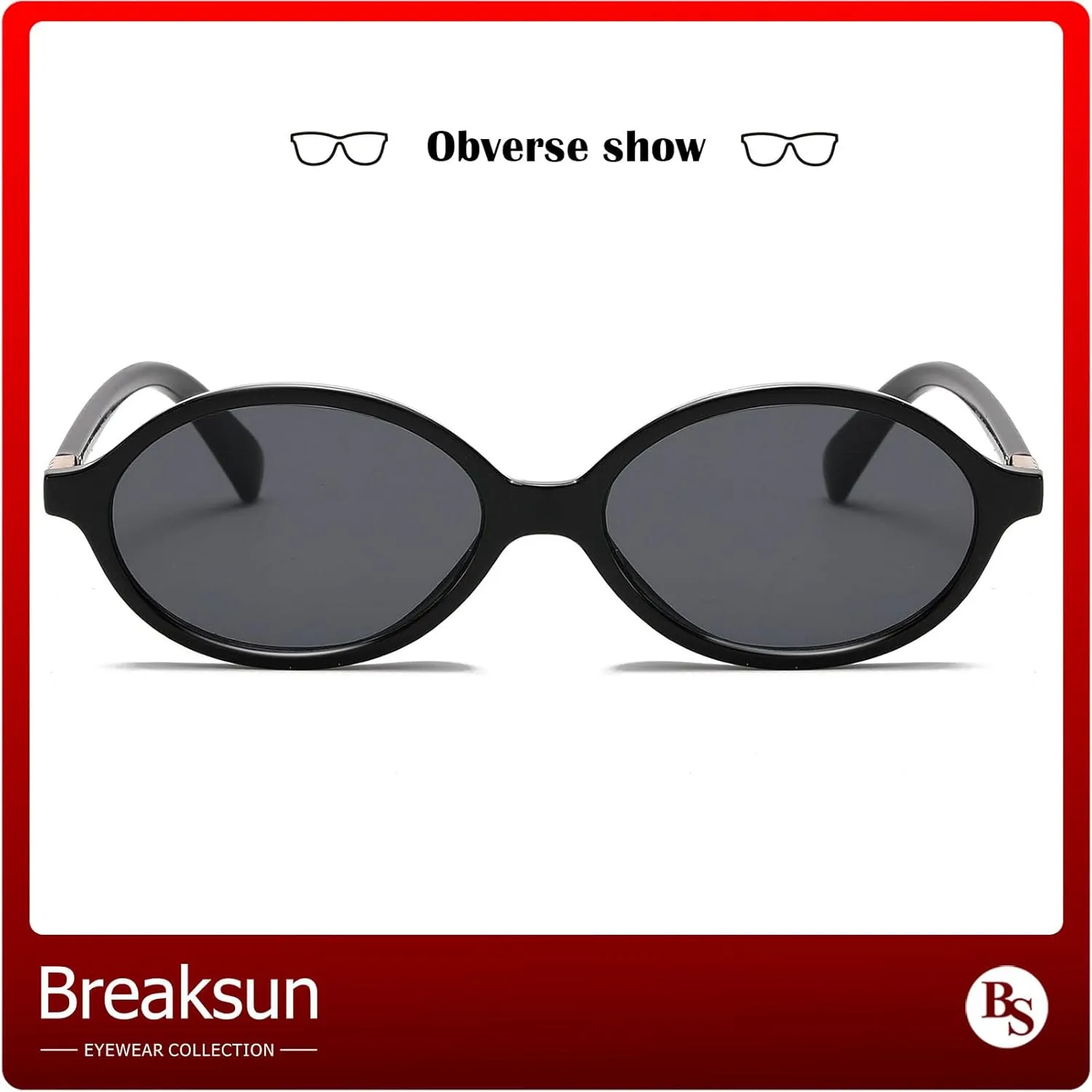 Retro Oval Sunglasses for Women Men Trendy Round Sunnies 90s Vintage Style