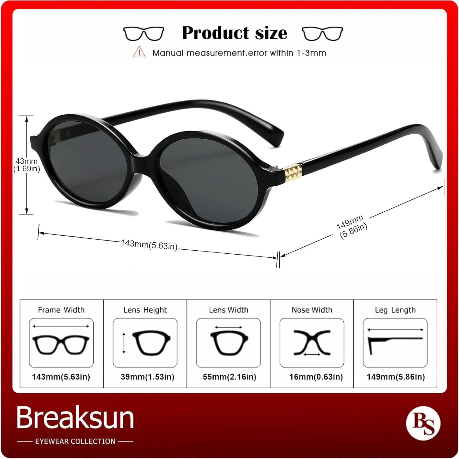 Retro Oval Sunglasses for Women Men Trendy Round Sunnies 90s Vintage Style