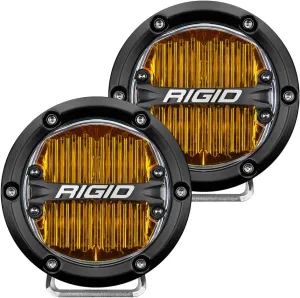 RIGID Industries 36111 360-SERIES 4 INCH SAE J583 FOG LIGHT SELECTIVE YELLOW | PAIR