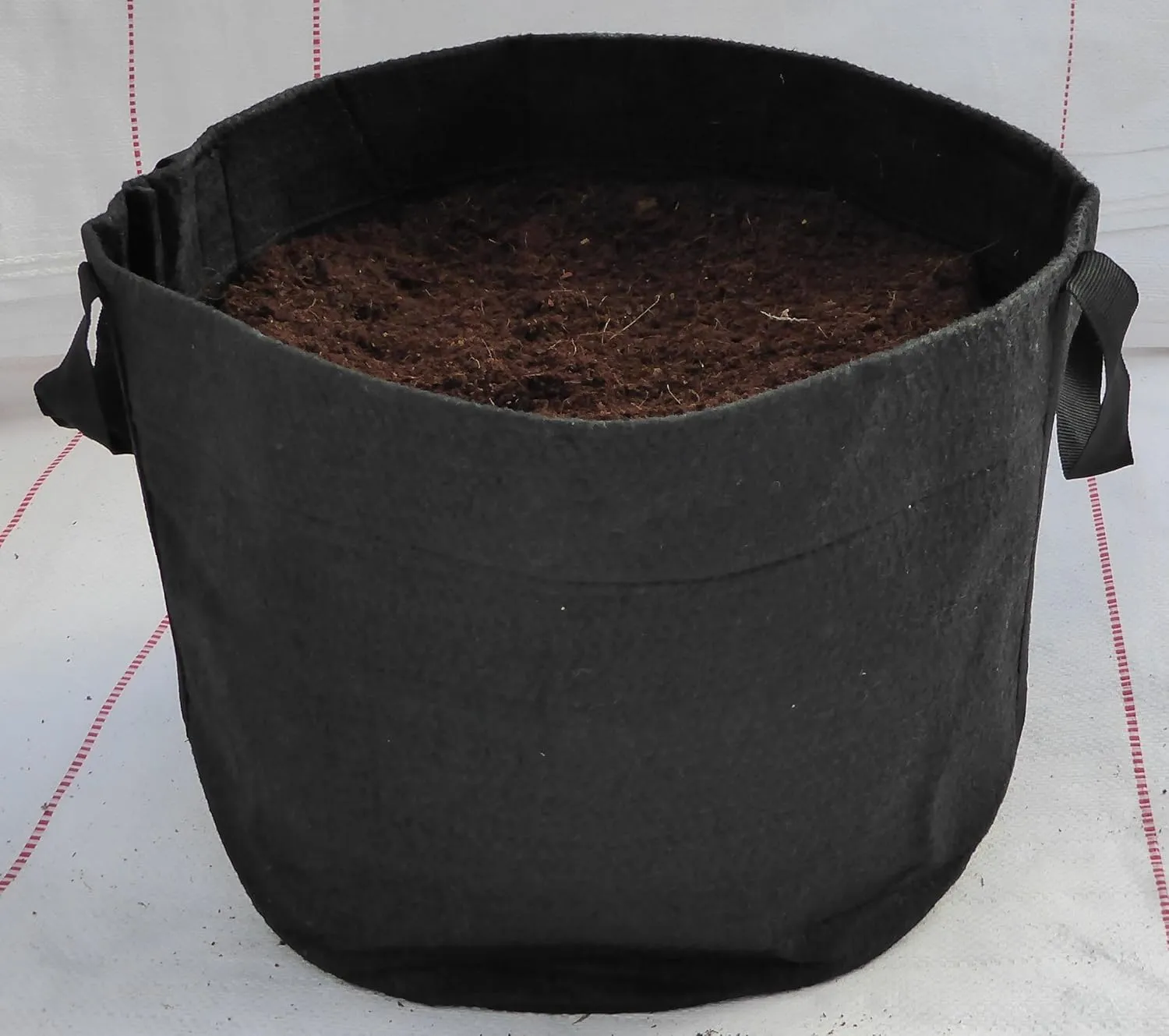 RootEase 5-Pack Garden Planting Aeration Fabric Pot, Heavy Duty Durable Fabric Grow Bag / Planter, Raised Bed Gardening, Best Air Pruning Root Treatment Eco-Friendly Grow Bags with Handles