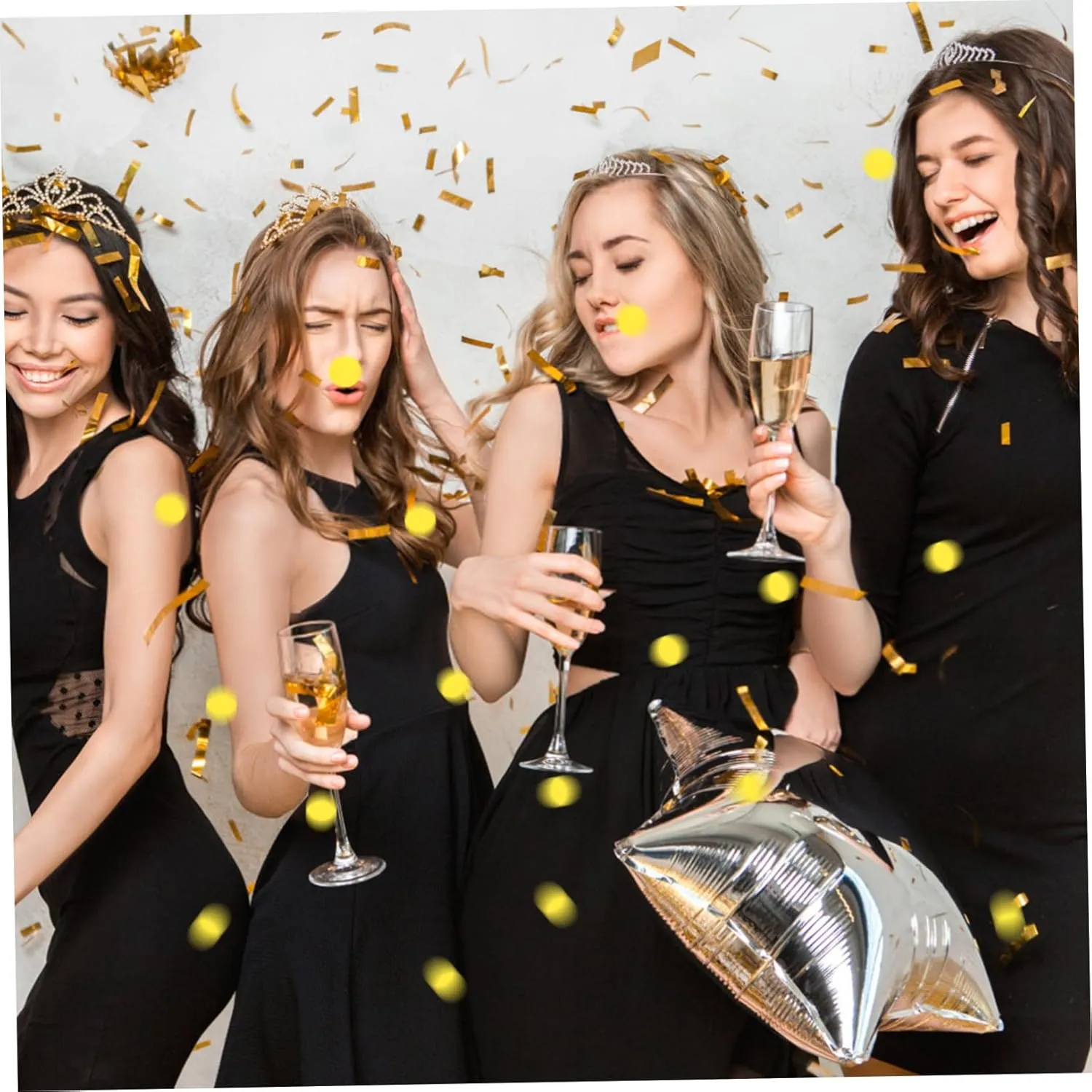 Round Confetti for Wedding Birthday Table Scatter Decorations for Invitations present Bags Festive Atmosphere