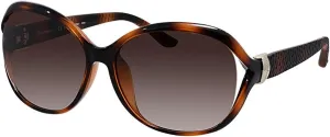 Salvatore Ferragamo Brown Gradient Oval Sunglasses SF770SA 214 61