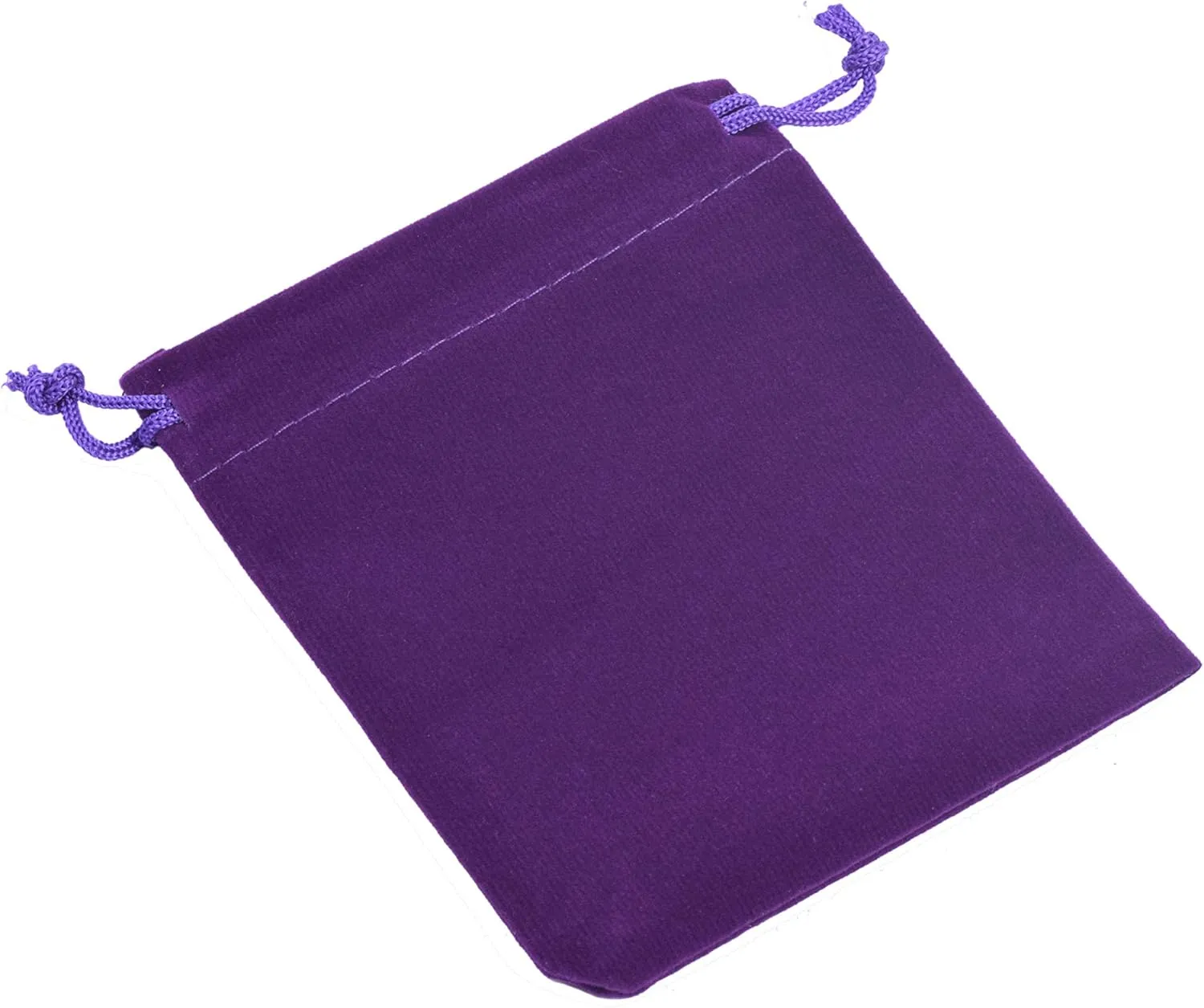 Sansam 50pcs Tiny Small Drawstring Velvet Jewelry Pouches, 2.0x2.8 Inch Purple Drawstring Velvet Gift Bags,Treat Favor Bags for Wedding, Party, Shower