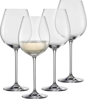 SCHOTT ZWIESEL Vinos Allround Red Wine Glass (Set of 4), Wine Glasses for Red and White Wine, Dishwasher-Safe Tritan Crystal Glasses, Made in Germany (21 Ounce)