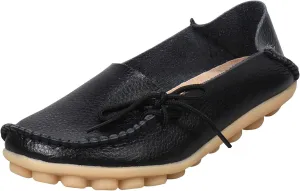 Shije Flats for Women Round Toe Shallow Flat Casual Loafers Single Shoes Comfortable Slip On Classic Dressy Casual Flats Shoes Women