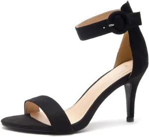 Shoe Land Women’s High Heel Sandals | Strappy Slingback Heels with Square Open Toe | Ankle Strap Dressy Stilettos for Wedding, Party & Evening Events 2025