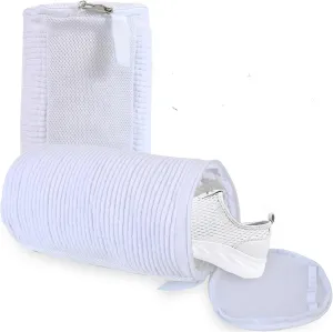 Shoe Washing Machine Bag, 2 PCS Shoes Cleaning Bag for Wash Machine,Upgarded Shoe Washing Pocket with Shoelace and Shoepad Pocket, Laundry Bags for 360° Cleaning