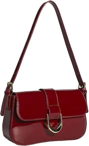 Shoulder Bag for Women Trendy Small Leather Hobo Bags Crossbody Purse Clutch Saddle Bag