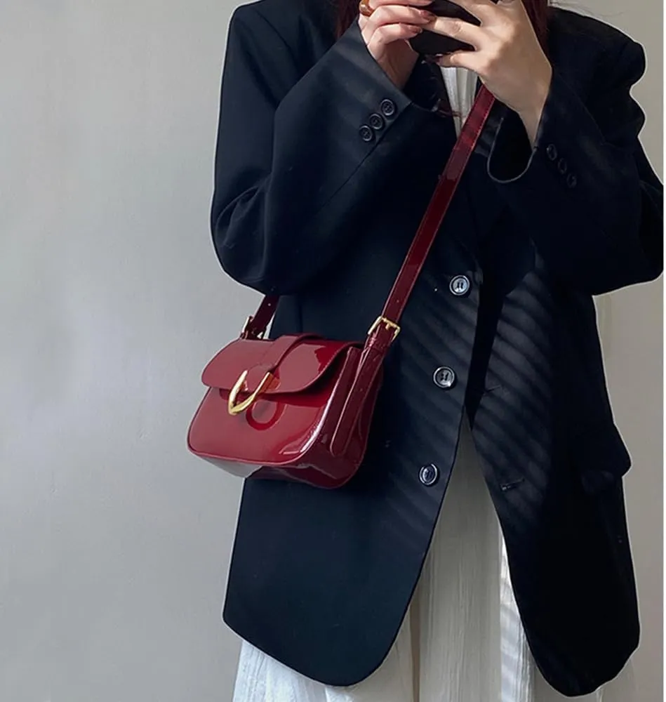 Shoulder Bag for Women Trendy Small Leather Hobo Bags Crossbody Purse Clutch Saddle Bag