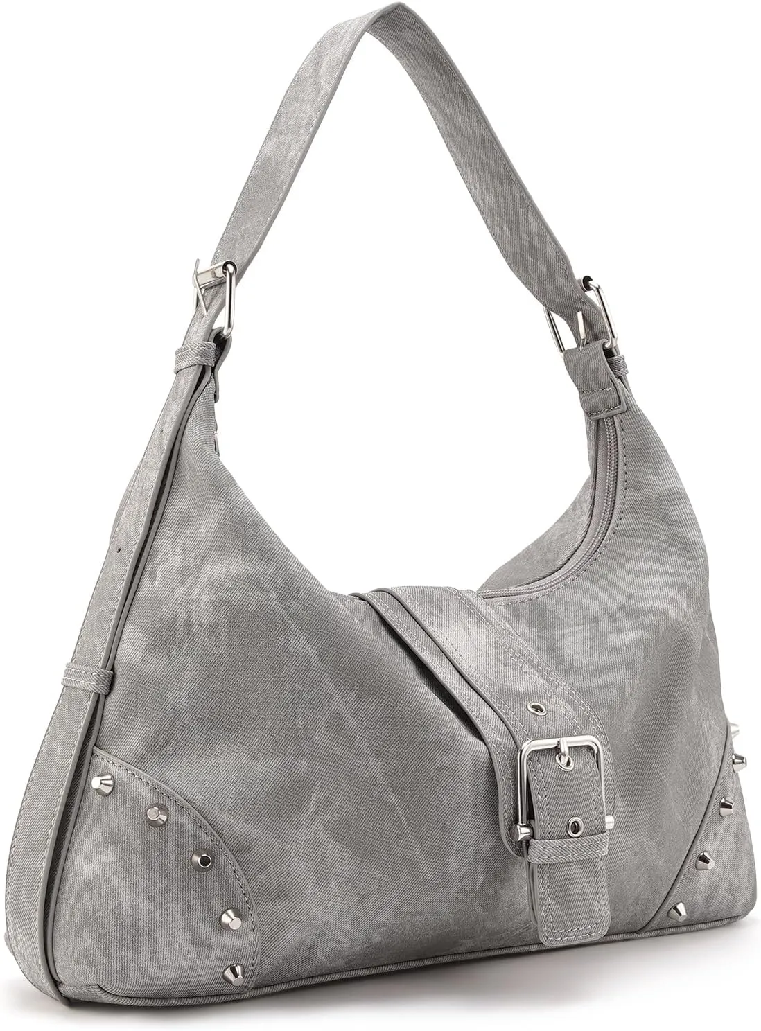 Shoulder Bags for Women PU Leather Tote Bags for Women Suede Purse Slouchy Handbag Trendy