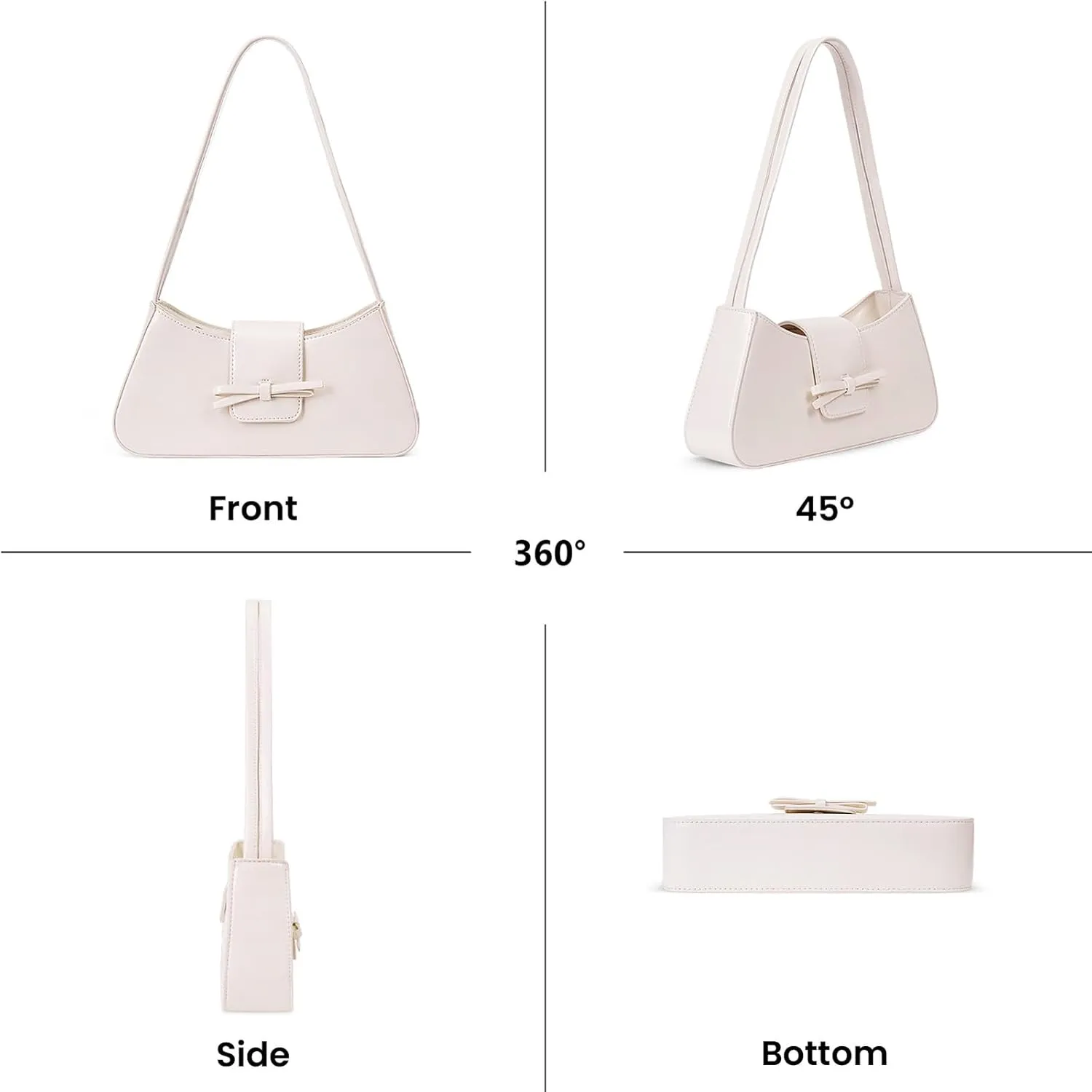 Shoulder Bags for Women Purses and Handbags Coquette Bow Purse Y2k Bag Small Shoulder Bag Mini Clutch Hobo Handbag