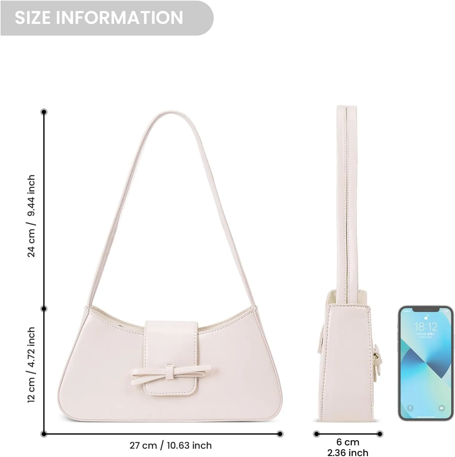 Shoulder Bags for Women Purses and Handbags Coquette Bow Purse Y2k Bag Small Shoulder Bag Mini Clutch Hobo Handbag