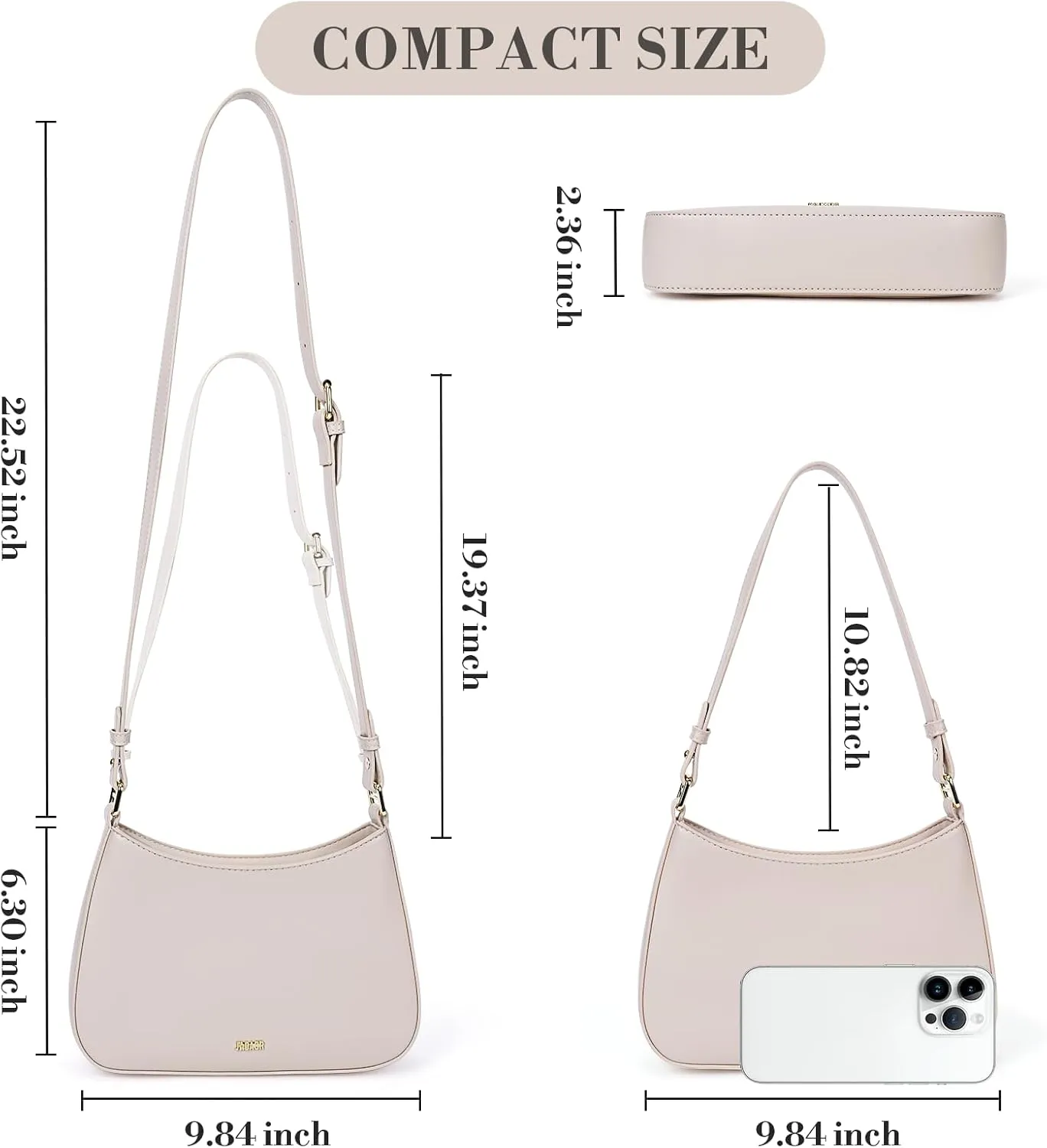 Shoulder Bags for Women Y2k Purses and Handbags Crossbody Bag Trendy Leather Shoulder Purse Small Hobo Tote Bag