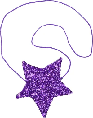 SHU-SHI Girls Toddler Sequin Purse Star Shaped Bag Crossbody Long Strap