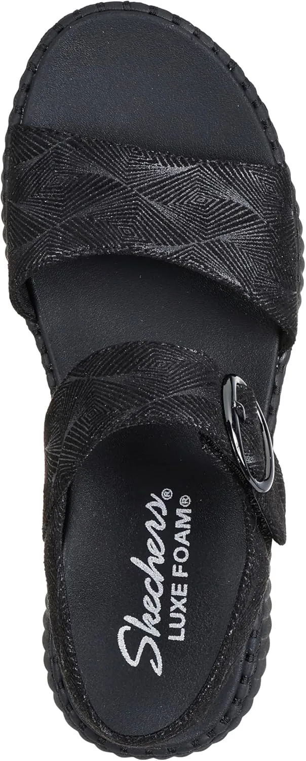 Skechers Women's Wilshire BLVD-Illusion of Love Wedge Sandal