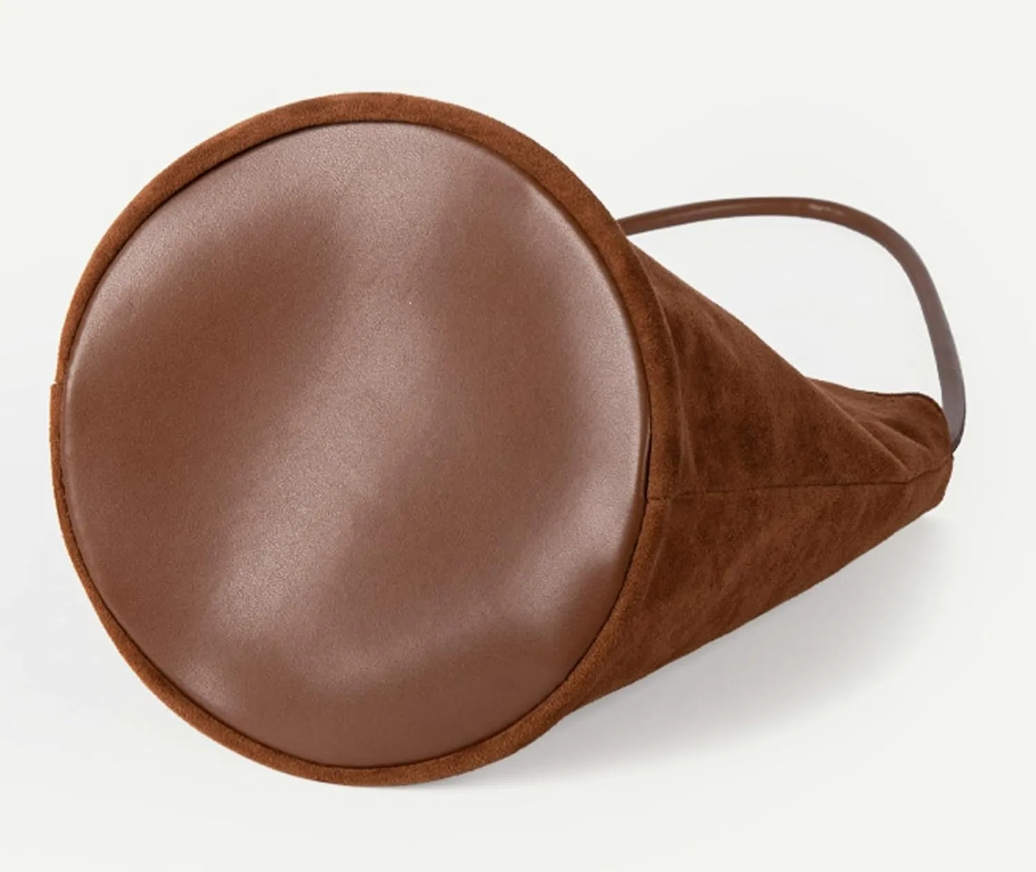 Small Suede Tote Shoulder Bags For Women Slouchy Satchel Womens Bucket Purses Retro Handbag Work Travel Fall