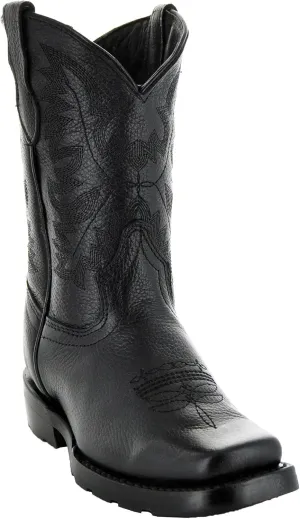 Soto Boots Broad Square Toe Kids Western Boots K3004