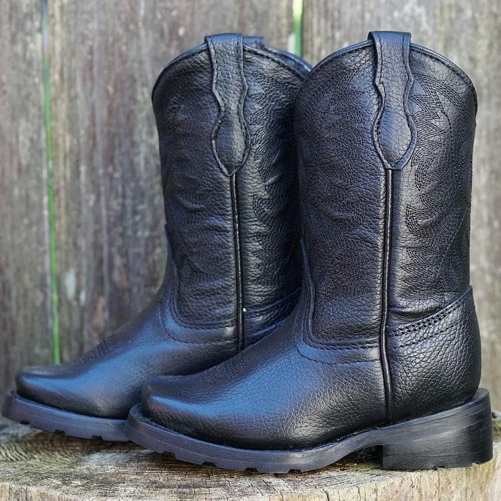 Soto Boots Broad Square Toe Kids Western Boots K3004