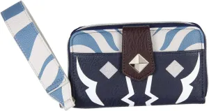 Star Wars Ahsoka Tano Full Zip Closure Wrist Strap Wallet w/Tech Pocket And Wrist Strap