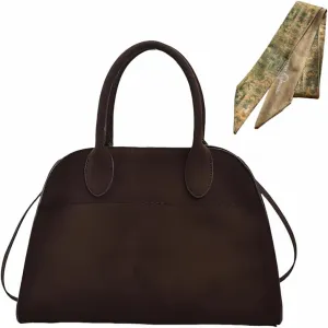 Suede & Faux Leather Tote Bags - Vintage Handbags for Women