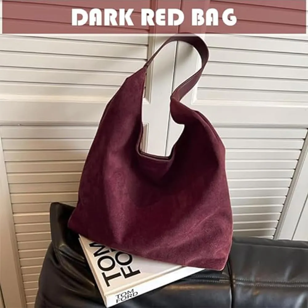 Suede Bag for Women Suede Hobo Bags Suedes Tote Bag Suedes Handbag Shoulder Bag