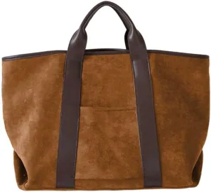 Suede Bags for Women Large Suede Tote Bag Work Bag Top Handle Satchel Bag Faux Suede Handbag Vintage Fall Bag 2024
