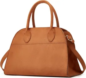 Suede Large Tote Bag for Women Leather Bag Retro Purses Crossbody Bag Trendy Handbag Work Bag 2024