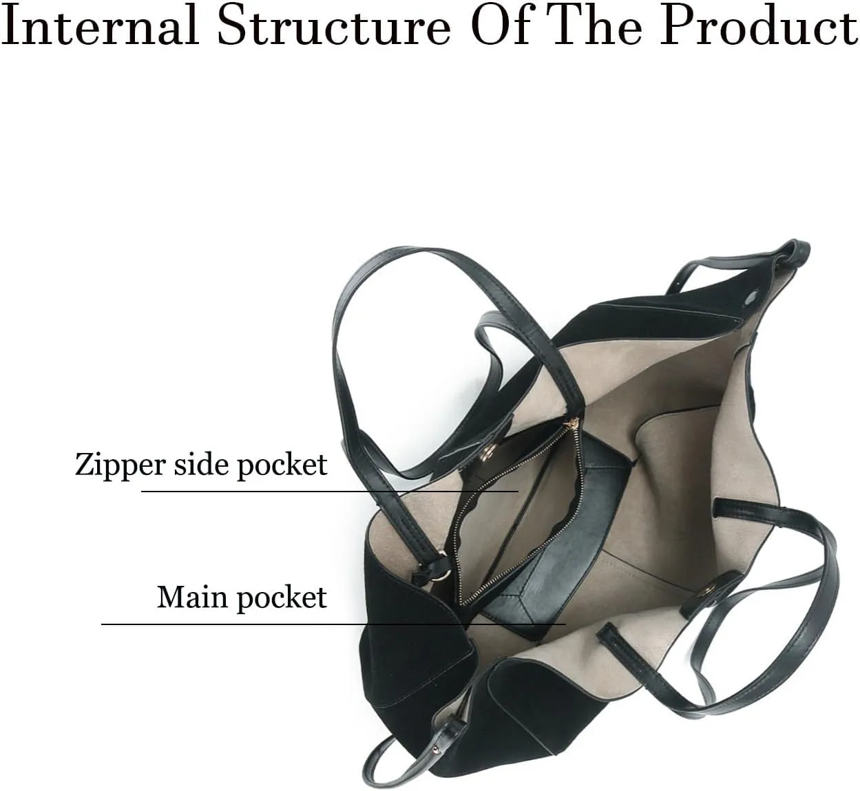 Suede leather Shoulder Bag for Women, Soft Top-Handle Bags