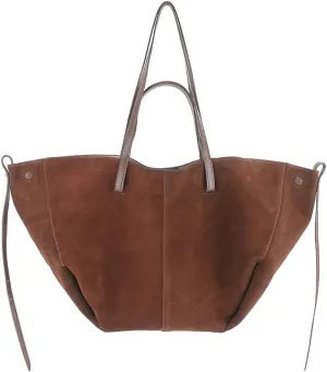 Suede leather Shoulder Bag for Women, Soft Top-Handle Bags