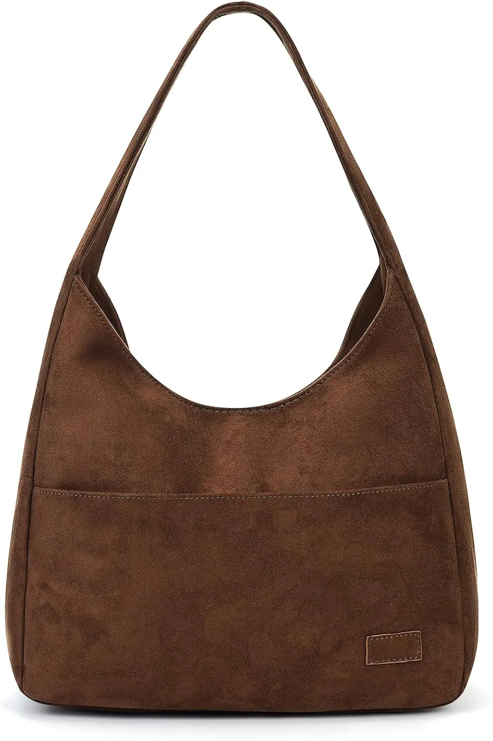 Suede Tote Bag for Women Brown Suede Bag 2024 Fall Suede Purse Slouchy Hobo Bag Work Tote Bag