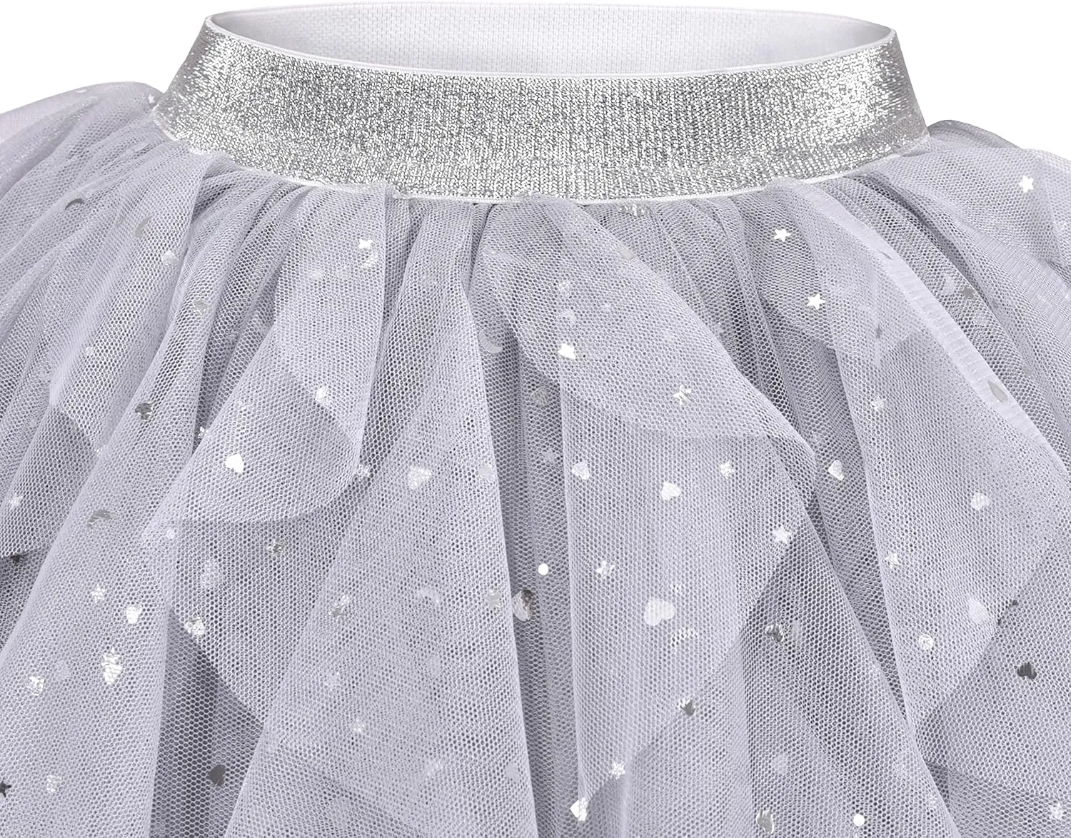Sunny Fashion Girls Skirt Navy Blue Pearl Stars Sparkling Tutu Dancing Size 4-12