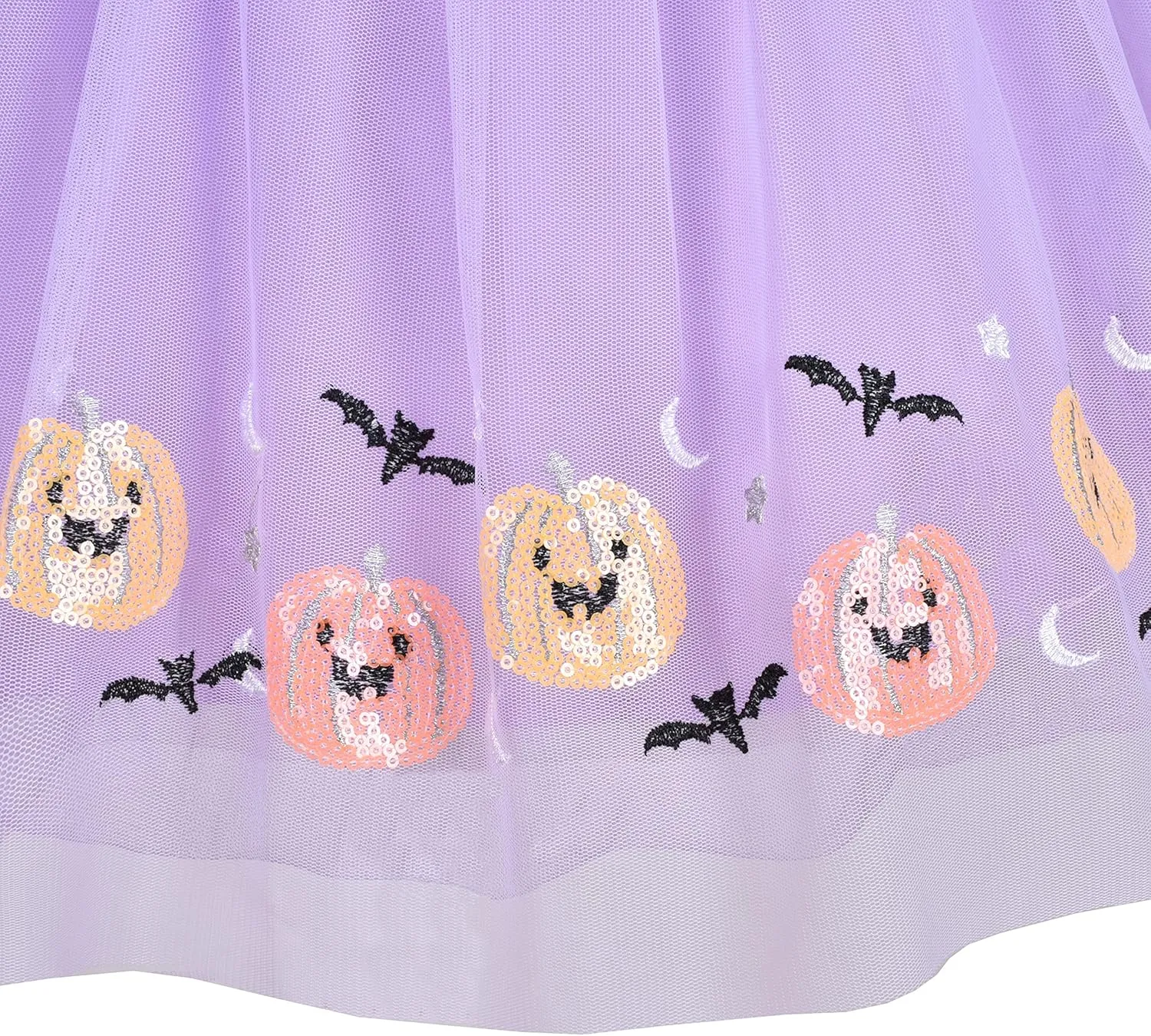 Sunny Fashion Girls Skirt Navy Blue Pearl Stars Sparkling Tutu Dancing Size 4-12