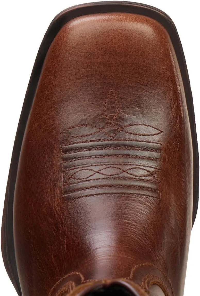 SUREWAY Men's 10 inch Western Cowboy Work Boots for Men Square Toe,Premium Full Grain Leather,Goodyear Welted,Superior Oil/Slip/Water Resistant