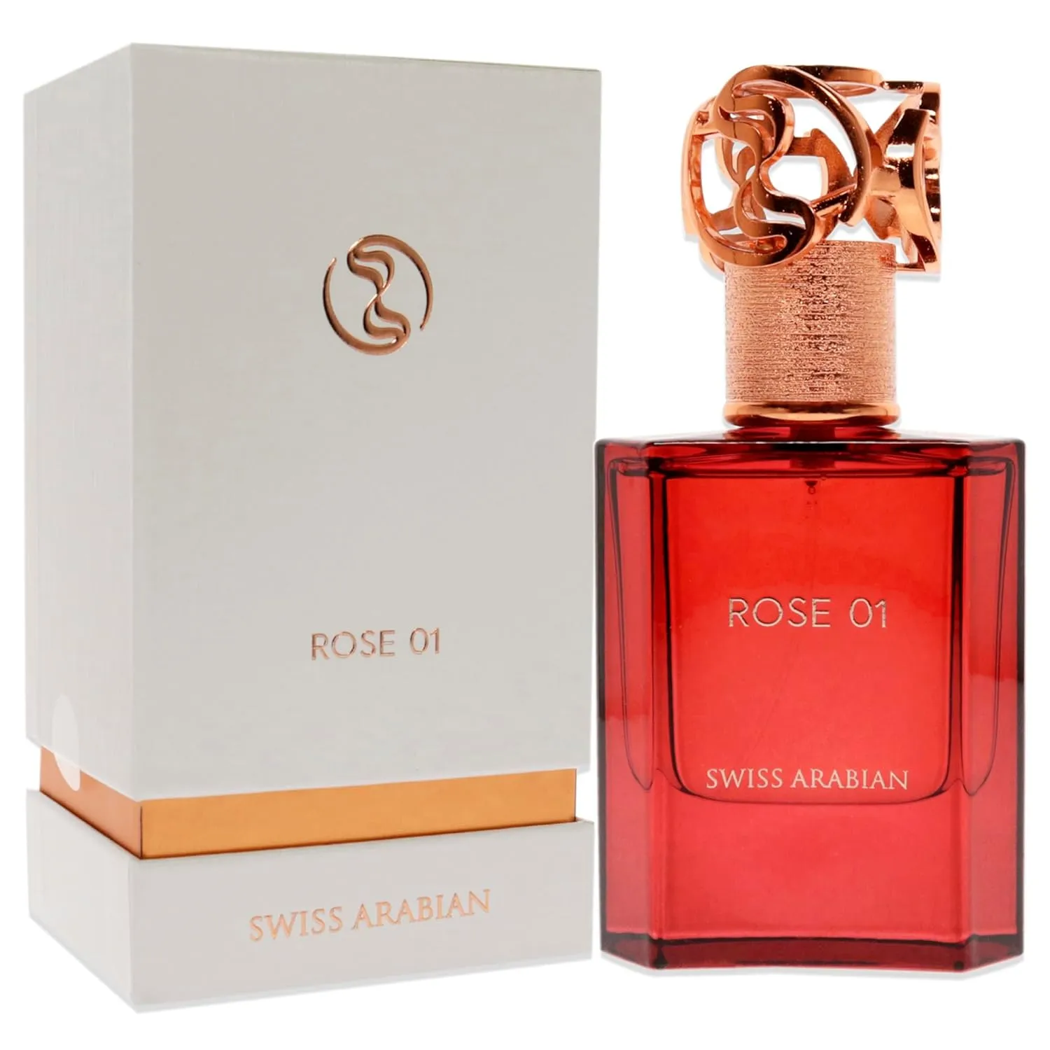 Swiss Arabian Rose 01 - Luxury Products From Dubai - Long Lasting, Addictive Personal EDP Spray Fragrance - Seductive Signature Aroma - 1.7 Oz