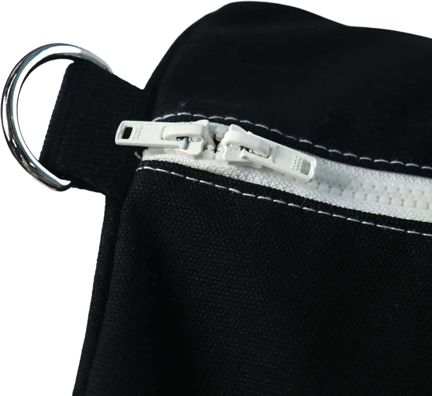 Tag&Crew Solid Round Duffle Unisex Carryon Handbag with Leather Handles Adjustable Shoulder Strap Metal Accessories Sturdy Zippers, Ideal for Gym Lovers Overnight Travels Mini Vacations - Black